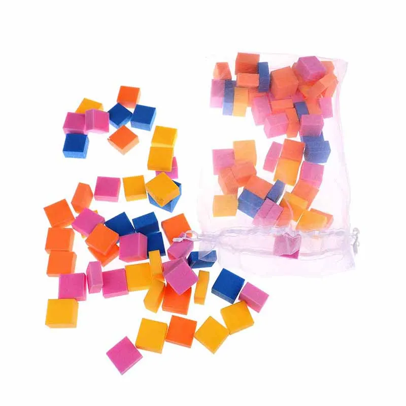 1 упаковка мини шлифовальная губка для ногтей буферы блок неправильная Губка