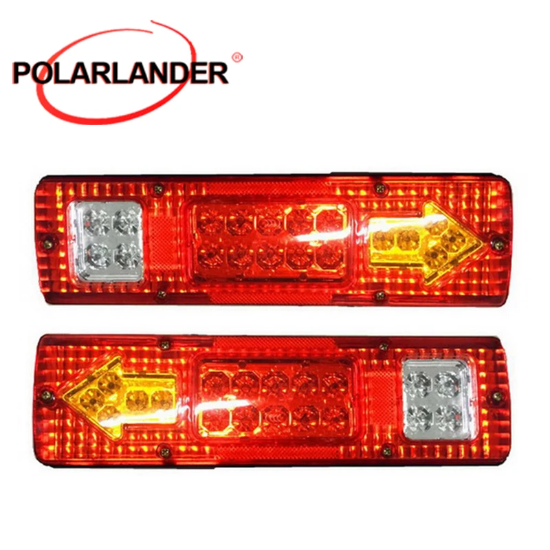 12 24V Грузовик Трейлер караван Ван задний фонарь Стоп индикатор 2шт 19LED