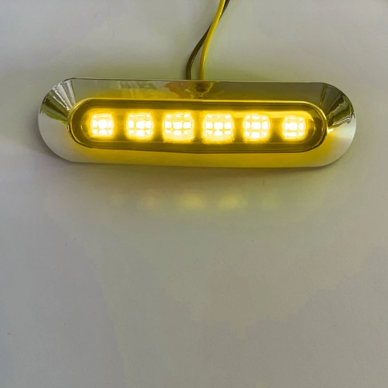 1 пара 6 светодиодный грузовик светильник автомобильный прицеп Светодиодный