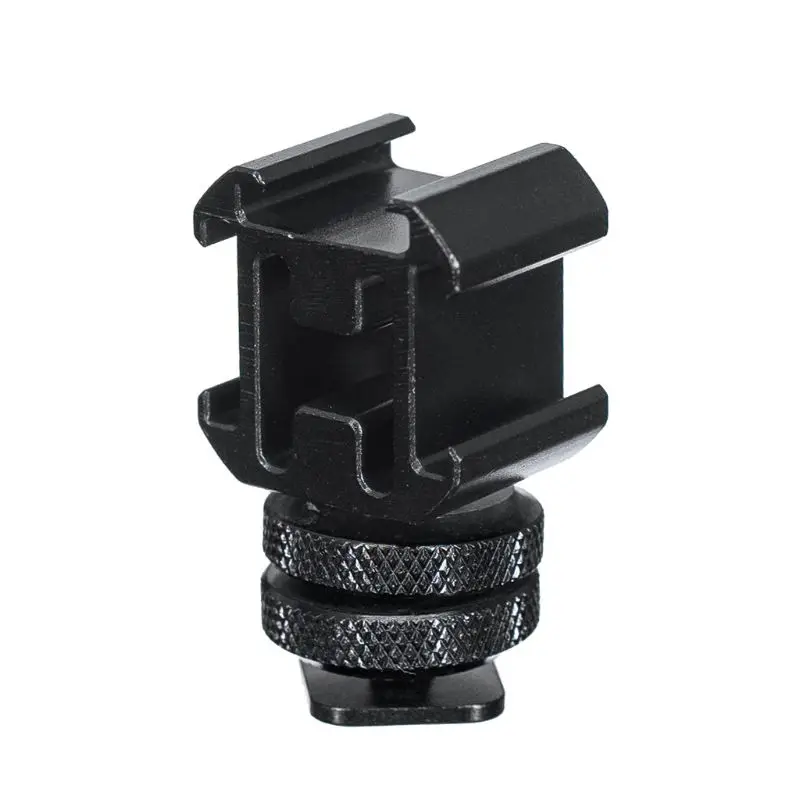 3 крепления адаптер для горячего башмака двойные винты кронштейн держатель