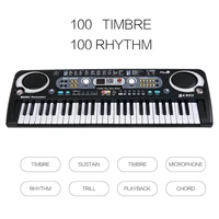 portable keyboard piano 61 keys digital music key board with microphone usb type