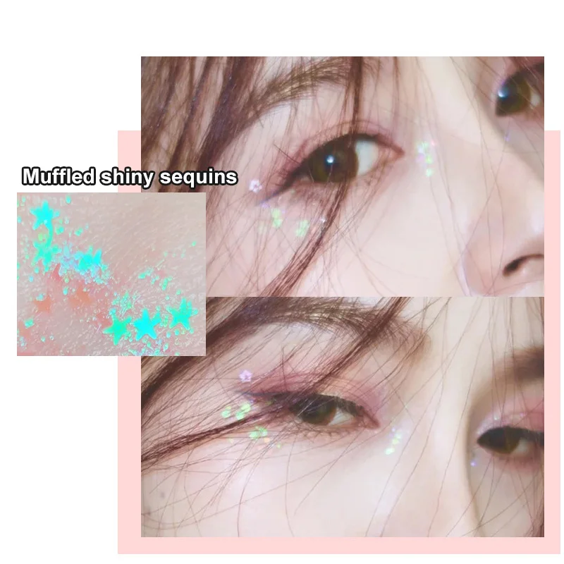 Художественная палитра теней для век матовая текстура перламутровые блестки