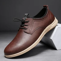 men%e2%80%99s autumn shoes casual 2022 new spring leather derby shoe man classics brown black nice waterproof comfortable shoes for male