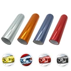 1 рулон, автомобильная Прозрачная черная, оранжевая, сисветильник ная пленка для бампера