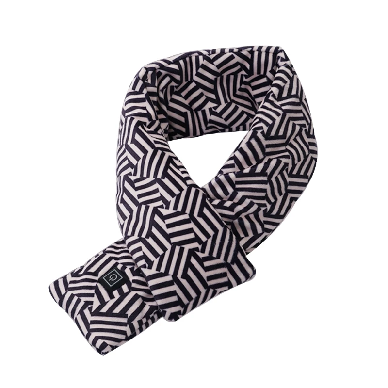 

Electric Heated Scarf,USB Rechargeable Washable Winter Warm Soft Bib Shawl for M