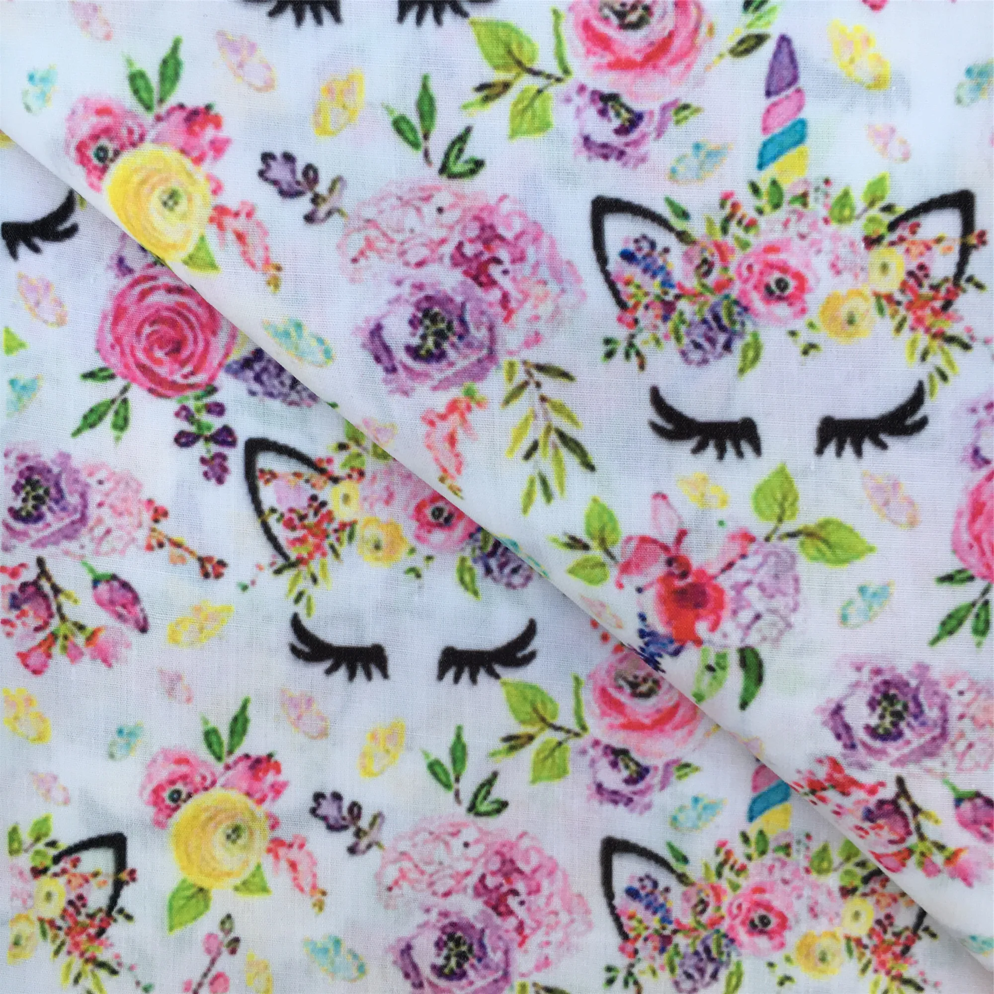 50*145 см фиолетовый Хэллоуин Полиэстер хлопчатобумажная ткань для ткани шитье