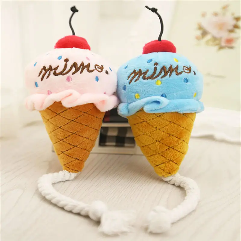 Креативная милая искусственная плюшевая пищащая игрушка для маленьких