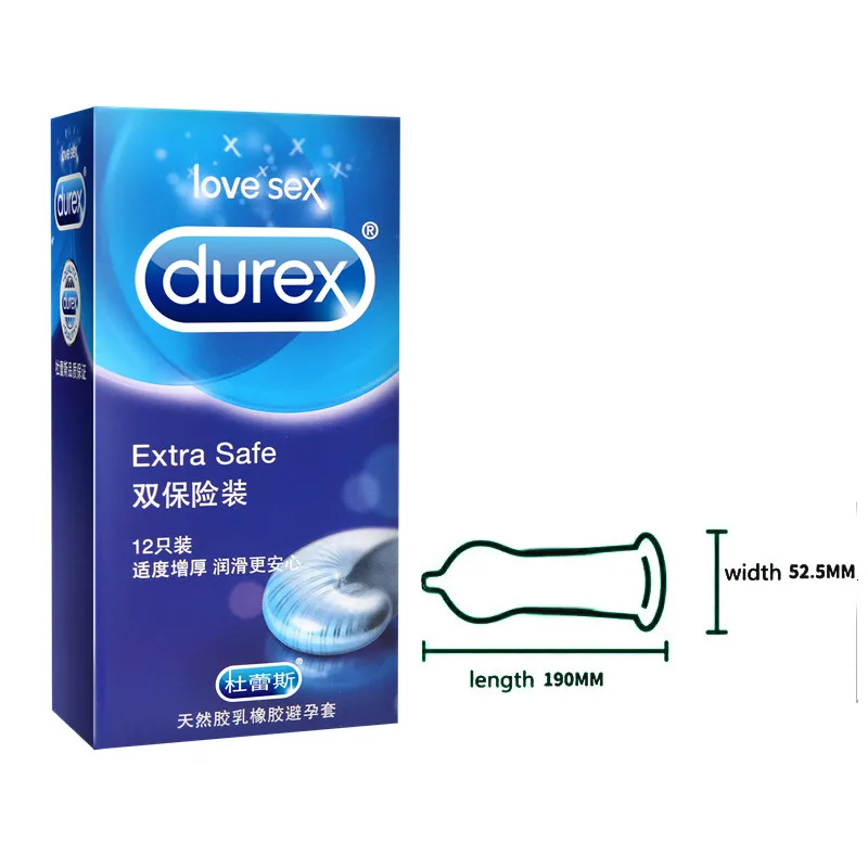 Durex Презерватив Экстра безопаснее из натурального латекса утепленные