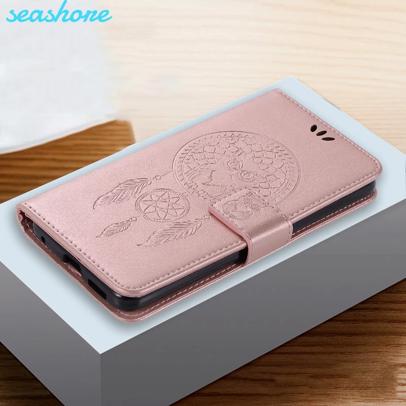 Роскошный флип чехол бумажник из искусственной кожи для LG Q6 Q8 G6 G7 K10 K8 V30 V40 ThinQ Stylo 5 4