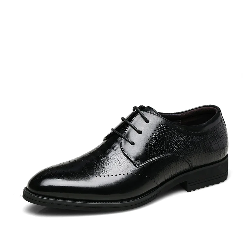 Мужская обувь с перфорацией типа броги Chaussure Homme Повседневная Деловая из