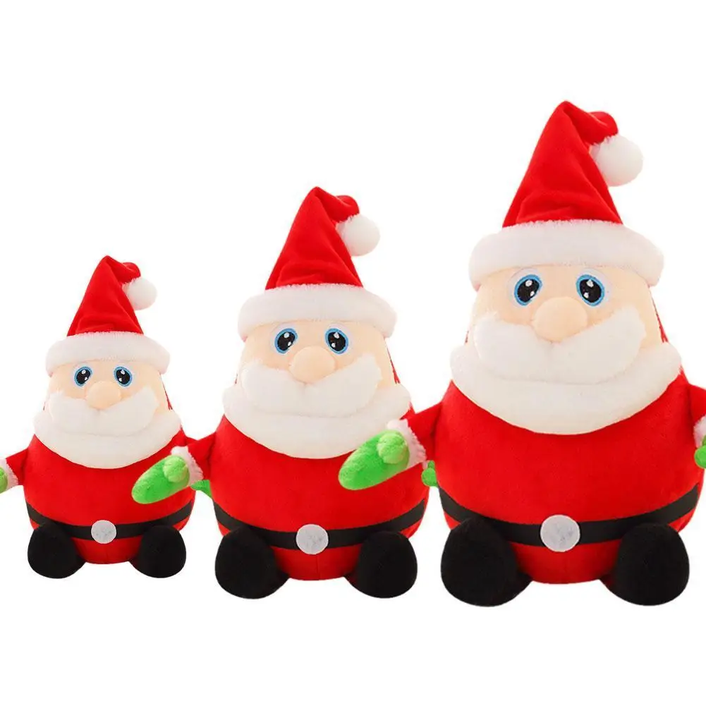 

Кукла Санта-Клаус 25/50/70 см, Рождественская фотосессия, обычный стиль, светящийся стиль пения