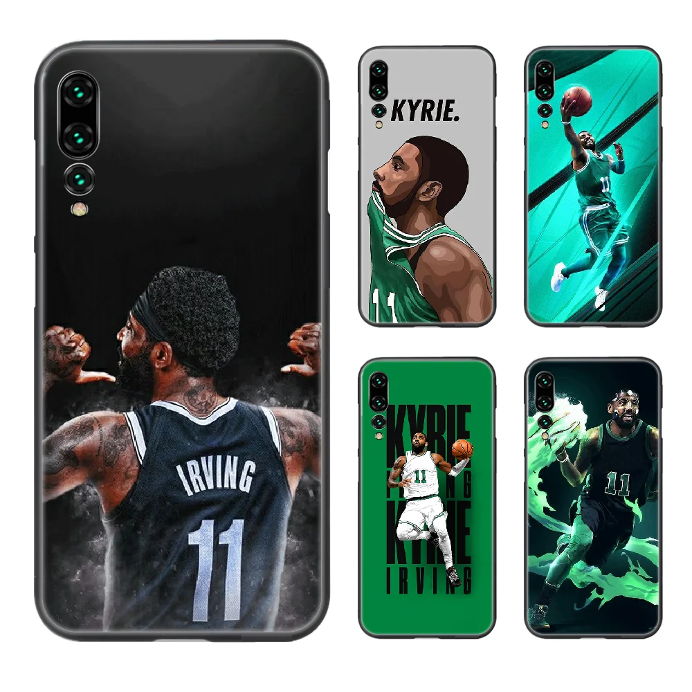 Kyrie Irving Баскетбол чехол для телефона корпус Huawei P8 P9 P10 P20 P30 P40 Lite Pro Plus smart Z 2019 черный