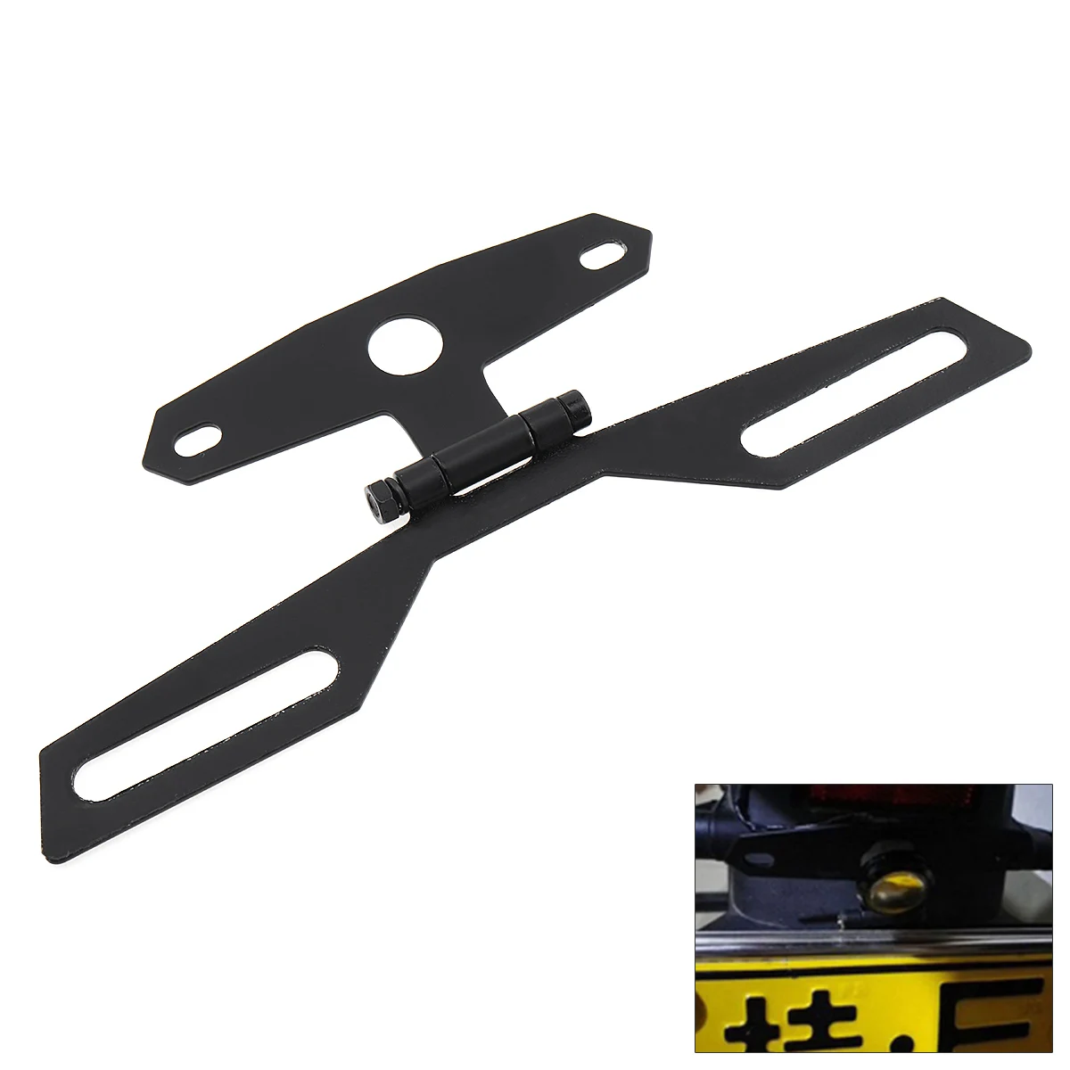 Регулируемый кронштейн для номерного знака мотоцикла держатель