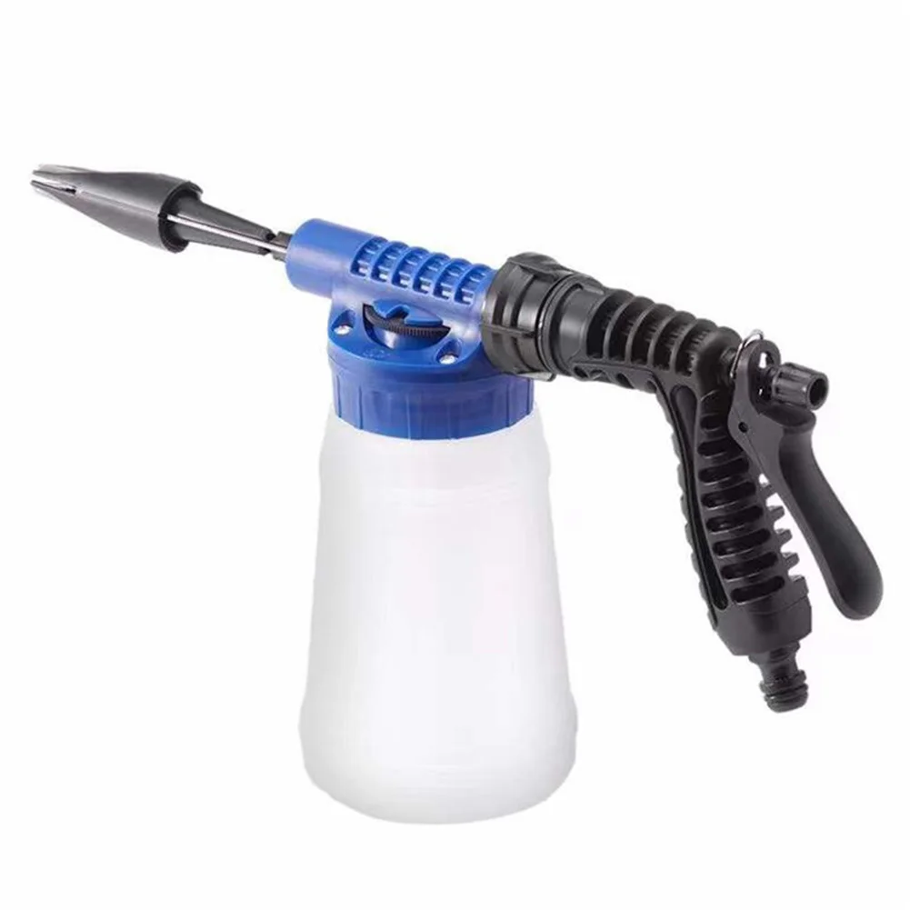 1L Car Wash Foam Tank with Water Gun Car Wash Machine Nozzle Sprayer Garden Watering Cleaning Cleaning Tool