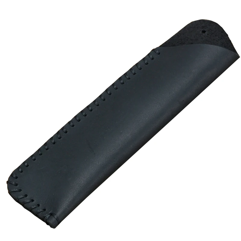 

Genuine Leather Cowhide Pencil Case Vintage Retro Style Pencil Bag For Notebook Office School Supplies Gift