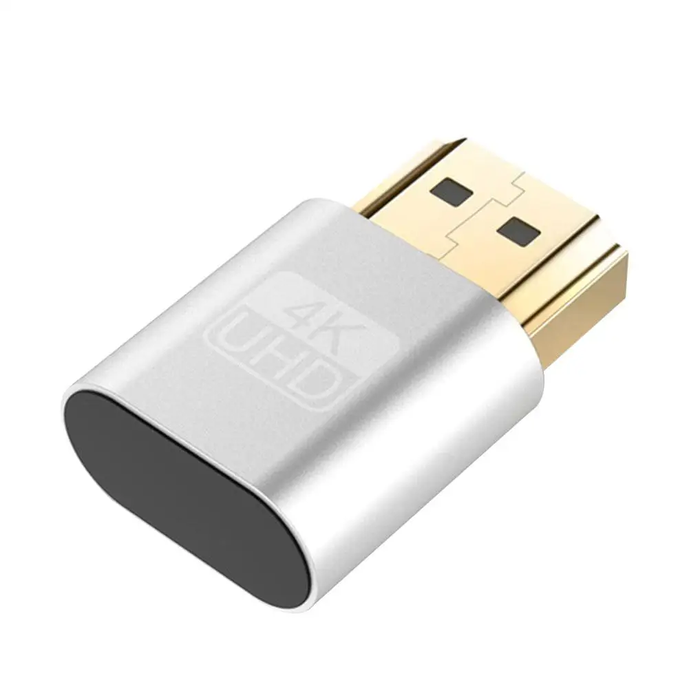 Комплект из 2 предметов 4K совместимому с HDMI DDC EDID разъем VGA виртуальной эмулятор
