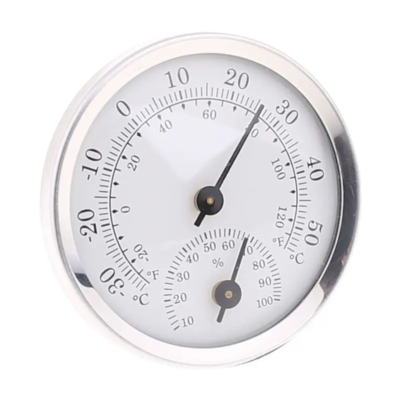 

Wall Mounted Temperature Humidity Meter Thermometer & Hygrometer For Sauna Room Household