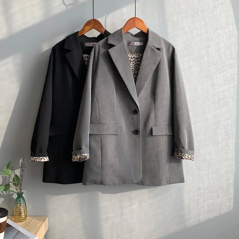 Женская куртка осенняя новая модная повседневная темпераментная свободная