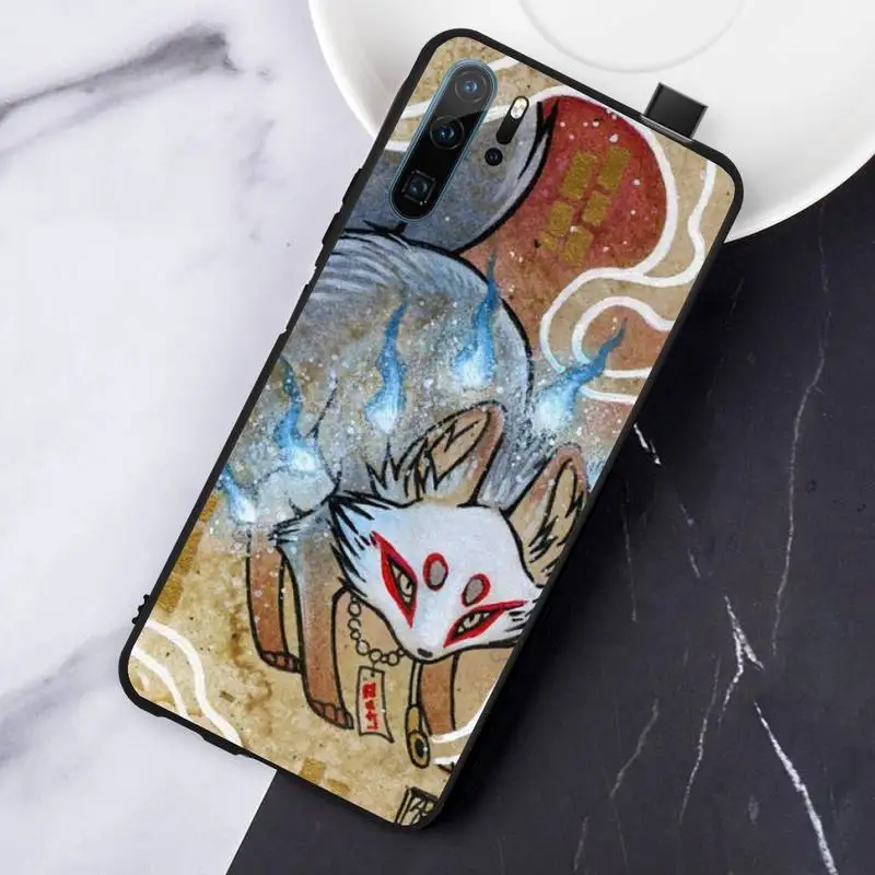 

Japanese Style Anime Fox high quality luxury Phone Case funda For Huawei honor Mate P 10 20 30 40 Pro 10i 9 10 20 8 x Lite