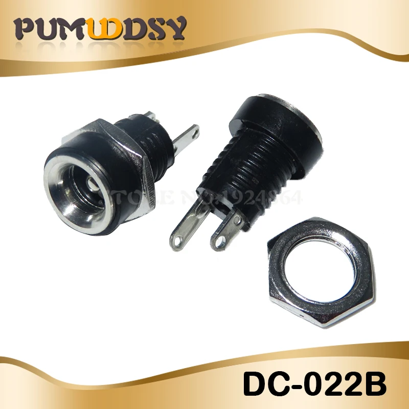 10 шт. DC-022B 5 5x2 1 мм 5X2 3 Женский DC адаптер питания dc разъем 022b штекер 5*2 | Электронные