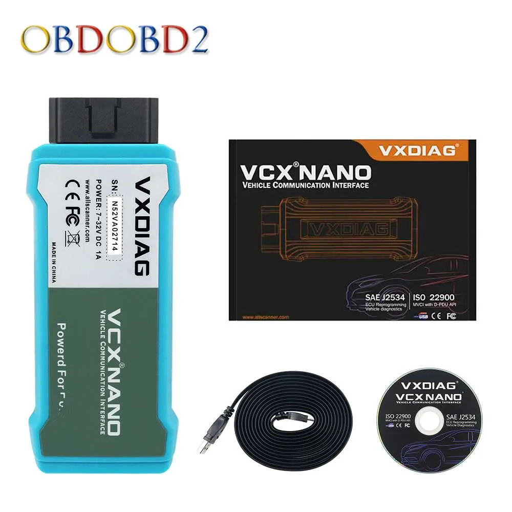 Автомобильный диагностический сканер VXDIAG VCX NANO 6154 для 5.1.6 OBD2 WIFI | Автомобили и