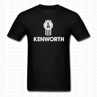 summer kenworth trucks logo print funny short sleeve mens t shirt