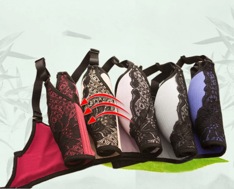 Бюстгальтер женский кружевной пуш-ап 95D 100D | Женская одежда