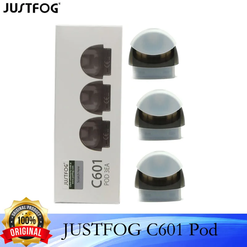 3-30pcs Original Justfog C601 pod 1.7ml capacity Cartridge for justfog C601 starter kit top refill pod
