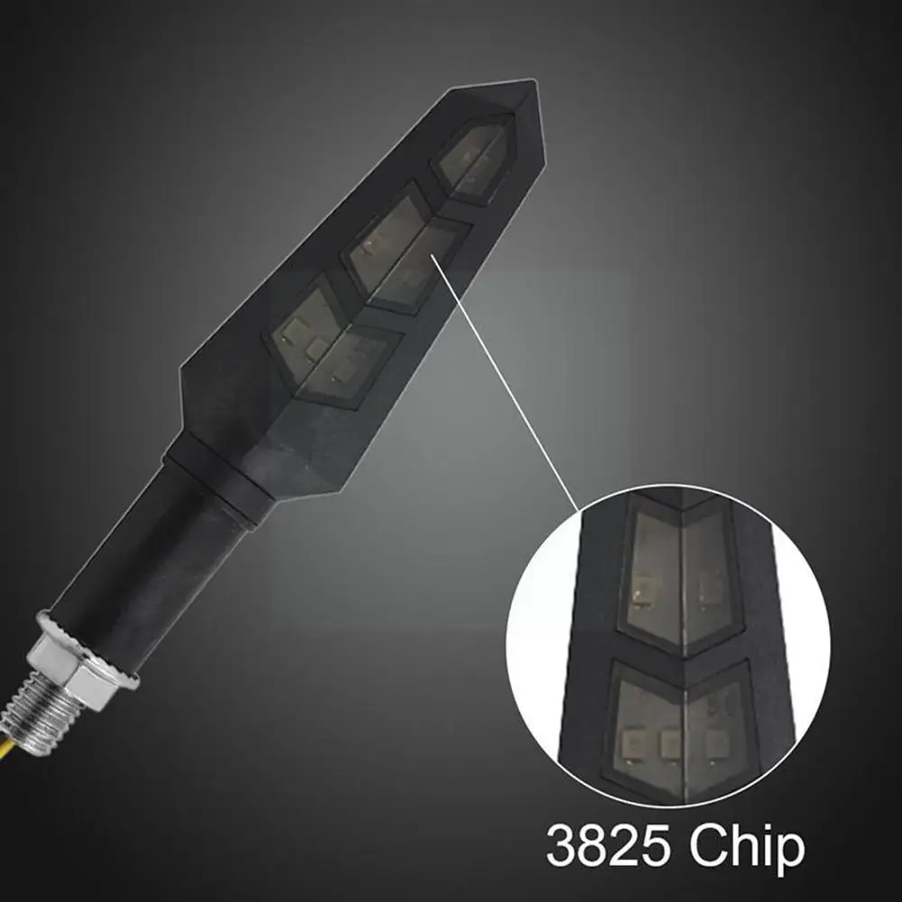 

4 шт., 12 В, 6 светодиодов, для мотоцикла