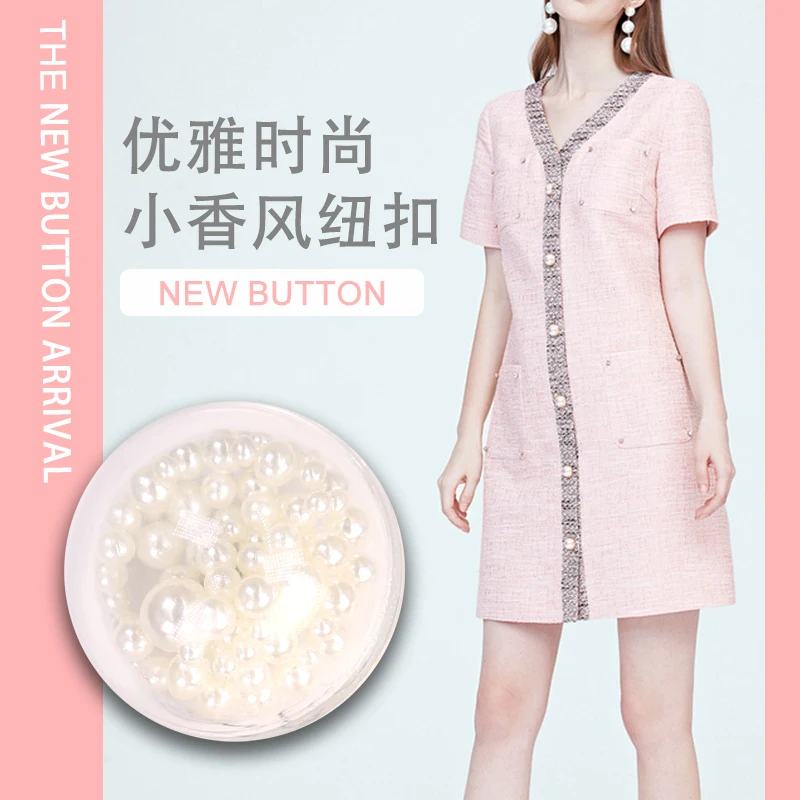 пуговицы для рукоделия Botones прозрачная жемчужная пуговица женщин одежда Женское