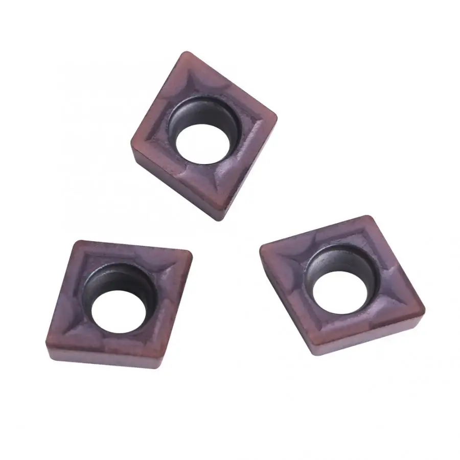10 шт. ЧПУ Твердосплавные наконечники вставки лезвие резак токарный станок