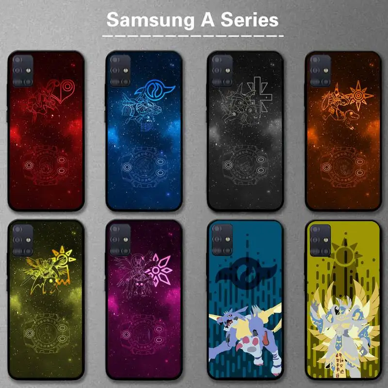 

Digital monster Digimon Phone Case For Samsung A20s A30S A31 A40 A50S A51 A70 A71 A80 5G A32 A02 Fundas Coque