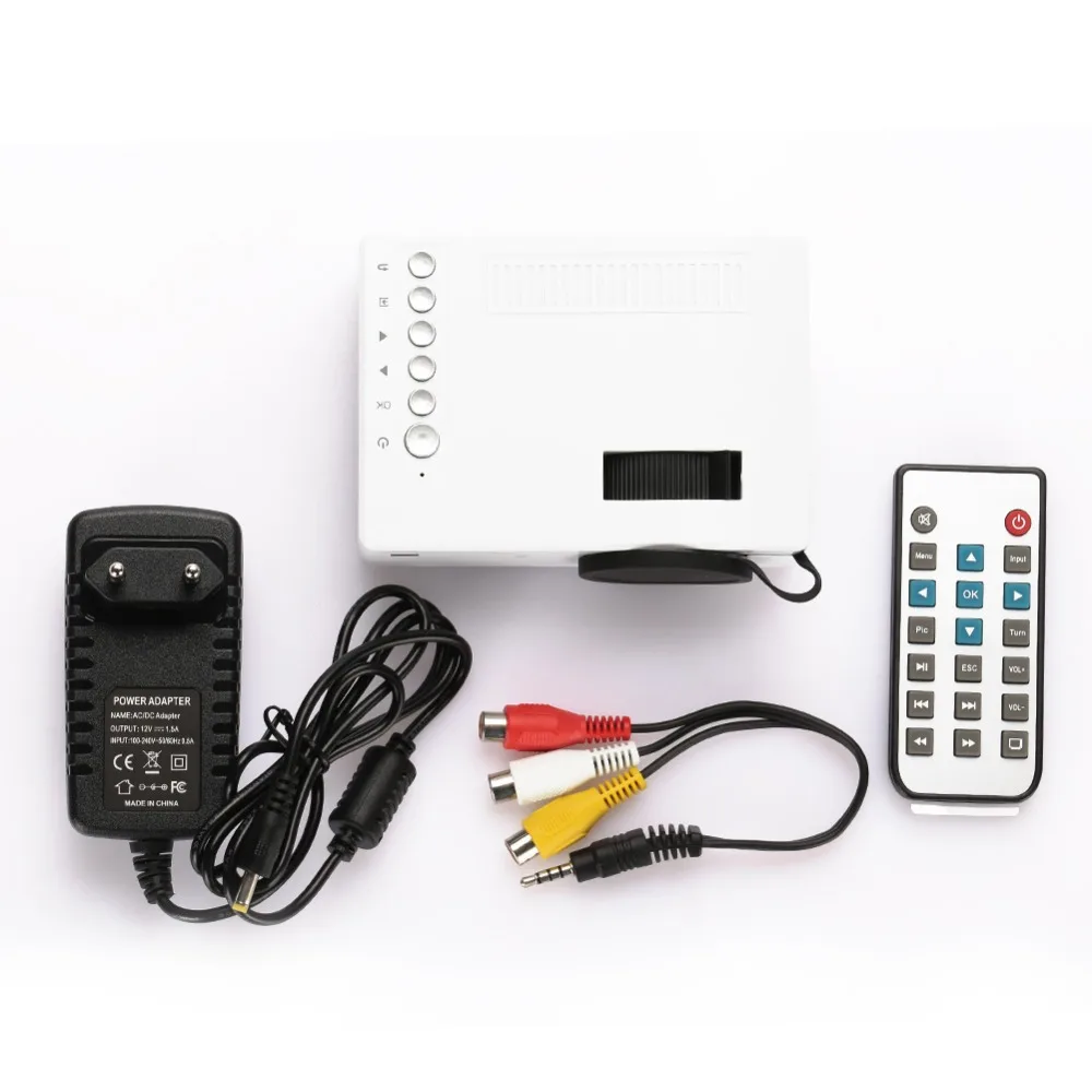 UC18 1080P мини-проектор USB HDMI AV видео портативный проектор домашний кинотеатр кинопроектор проектор для домашнего кинотеатра