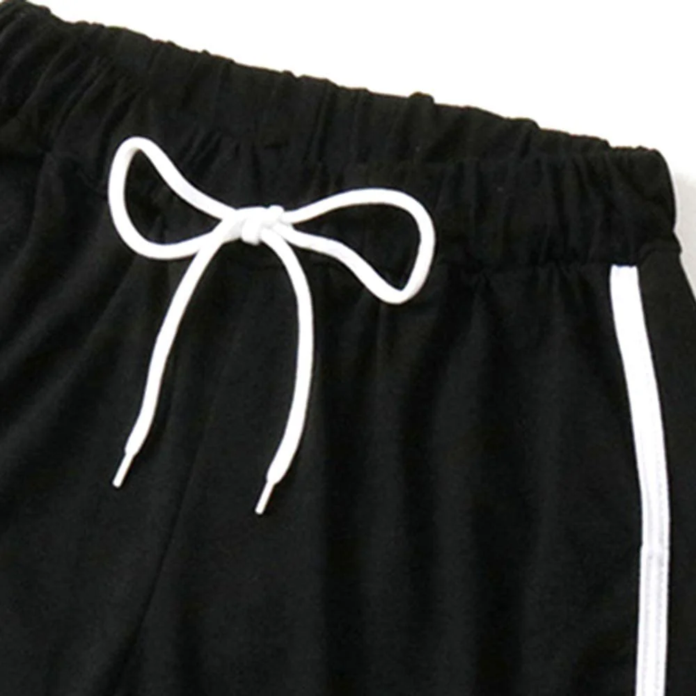 

Women Summer Sports Jogger Pants with Pockets, Soft Pyjama Bottoms with Elastic Waistband for Yoga Fitness Daily Wear