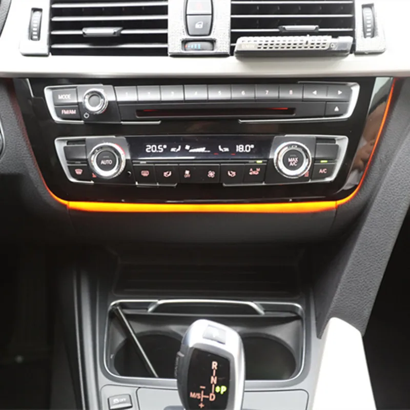 Для BMW 3 и 4 серии F30 M3 M4 LCI радио отделка LED панели центральной консоли AC Панель