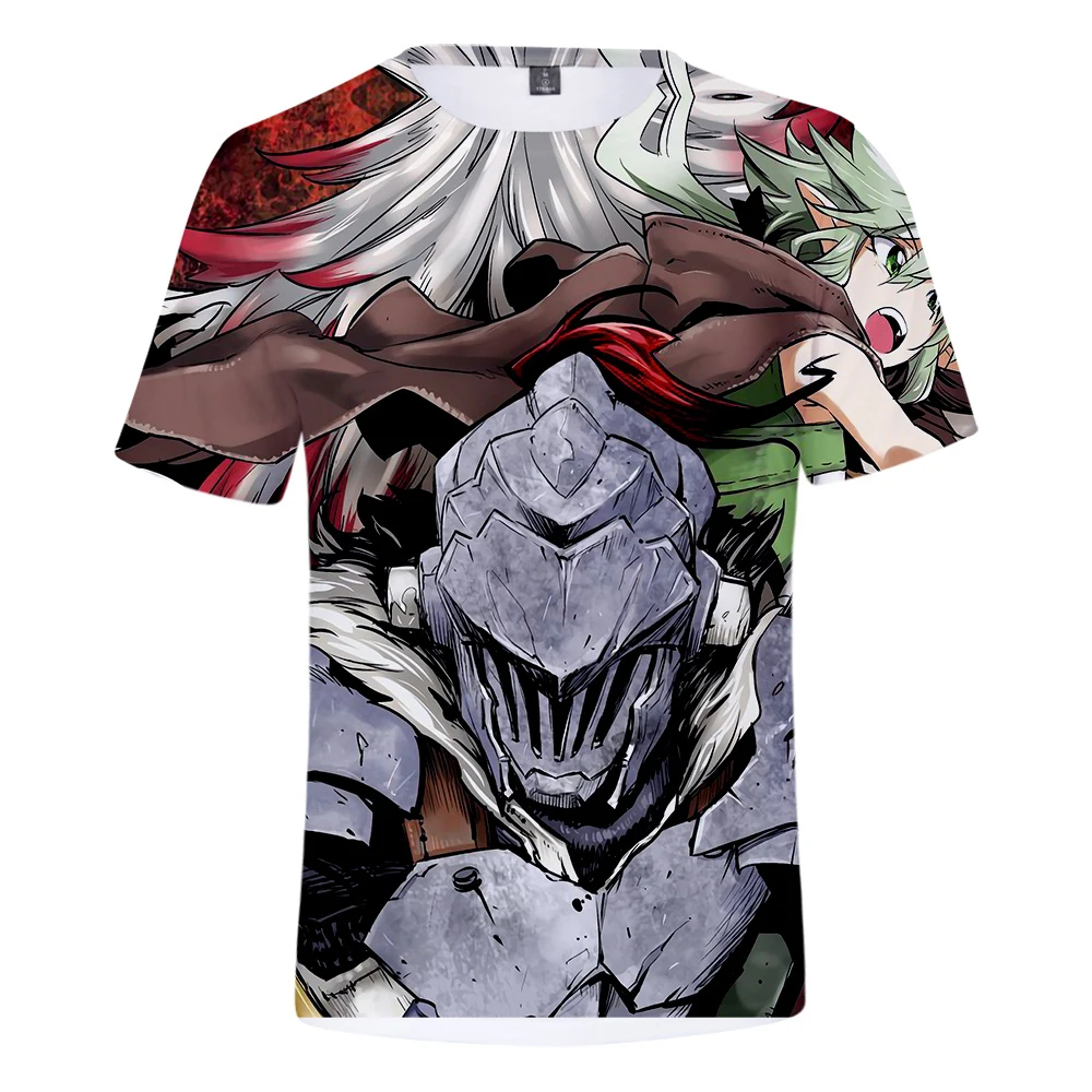 TJ Gar Мужская футболка 2019 3D Goblin Slayer Мужская/Женская летняя Harajuku толстовки горячие