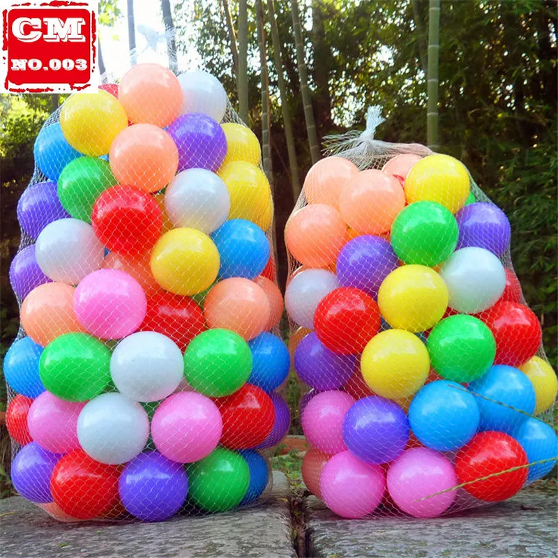 

200 Pcs/bag Plastic Ocean Ball Eco-Friendly Colorful Ball Pits Funny Baby Kid Swim Soft Toy Water Pool Ocean Wave Ball 5.5cm