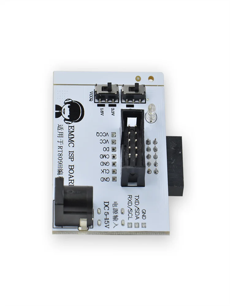 

Original Customized EMMC ISP Board EMMC for RT809H Programmer EMMC Adapter Test Clip Fast Writing Reading Speed Calculator Chips