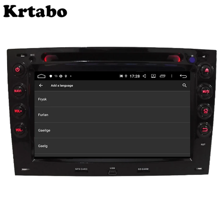 Автомобильный мультимедийный плеер на Android Восьмиядерный 4 Гб ОЗУ для Renault Megane 2 2002