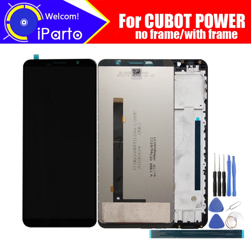 

ЖК-дисплей CUBOT POWER 5,99 дюйма, оригинальный новый протестированный высококачественный сменный ЖК-дисплей для CUBOT POWER + Инструменты + клей