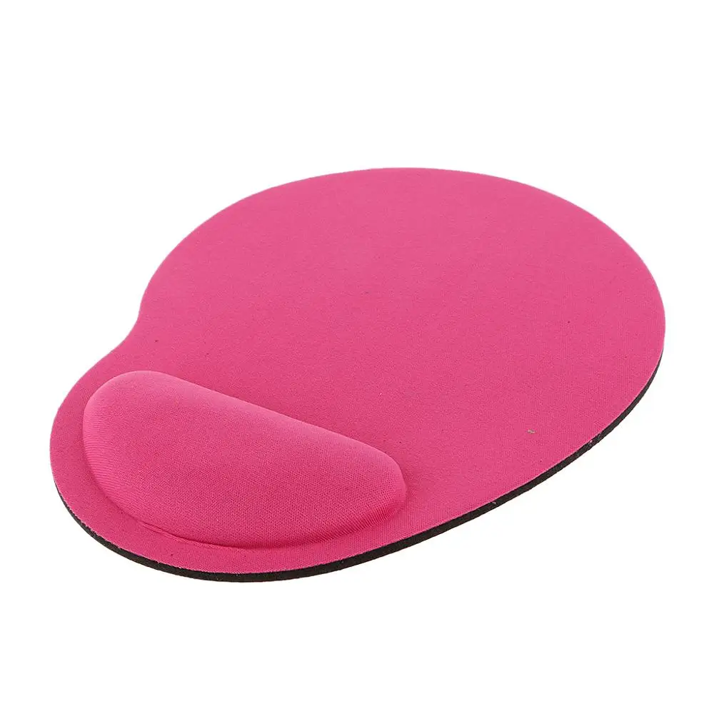 Rose Red Игровой коврик для мыши с подставкой для запястья для компьютера, ноутбука, ноутбука, клавиатуры, коврик для мыши с подставкой для рук, коврик для мыши с поддержкой запястья - Цвет: Rose Red