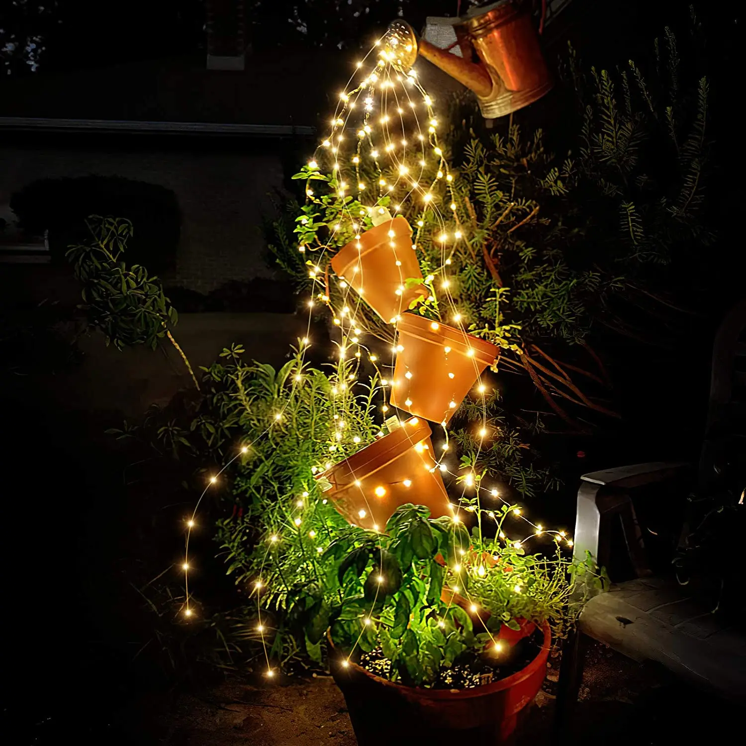 100/200/400 LEDs Vine Branch Light String 10*2m Fairy Holiday Waterfall Icicle Lamp for Wedding Party Xmas Tree Garland Decor | Лампы и