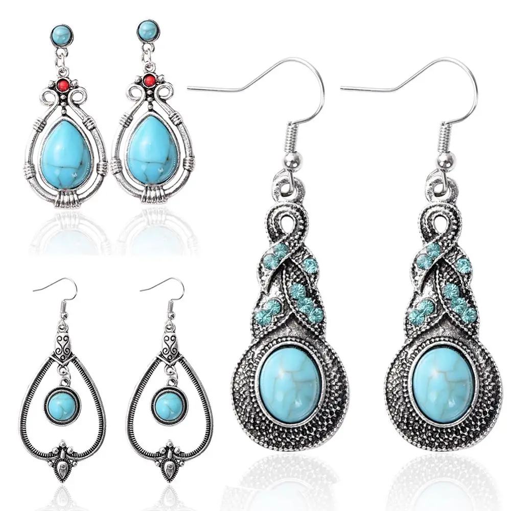 Серьги в стиле бохо ретро треугольные египетские висячие серьги с