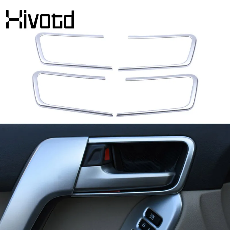 

Стайлинг автомобиля, внутренняя дверная ручка, накладка чаши, внутренняя модификация, аксессуары для украшения, декоративная часть для Land Cruiser Prado 150 2020-2018