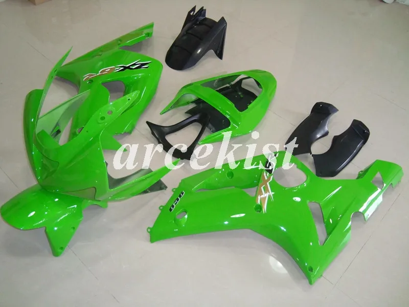 

New ABS Injection Mold Full Fairings Kit Fit for kawasaki Ninja ZX6R 636 2003 2004 03 04 6R custom green
