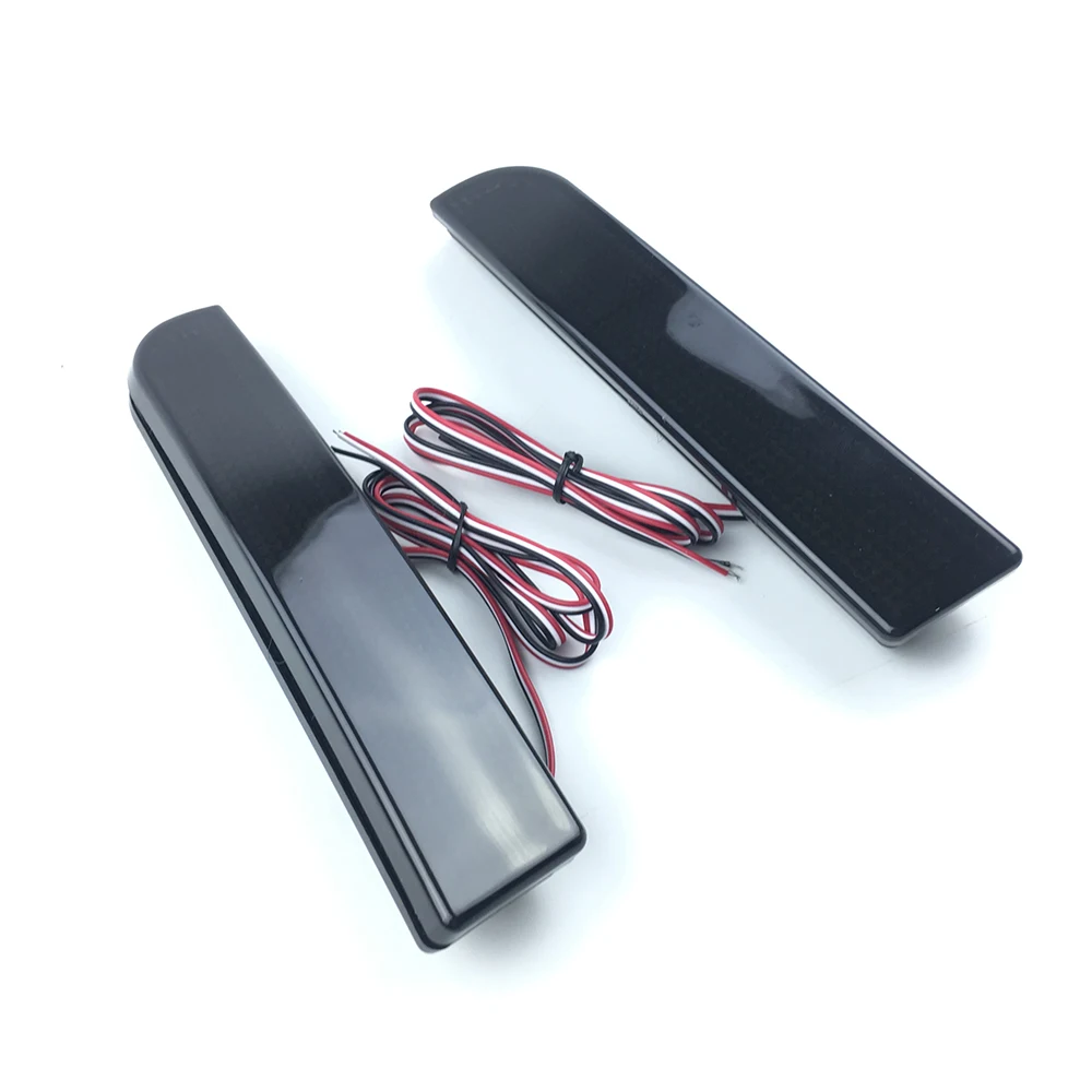 Светодиодный отражатель бампера 2008 14 Дымчатая линза задний стоп светильник для