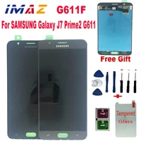 imaz original lcd for samsung galaxy j7 prime 2 2018 sm g611 g611fm lcd displaytouch screen digitizer assembly for j7p 2 lcd