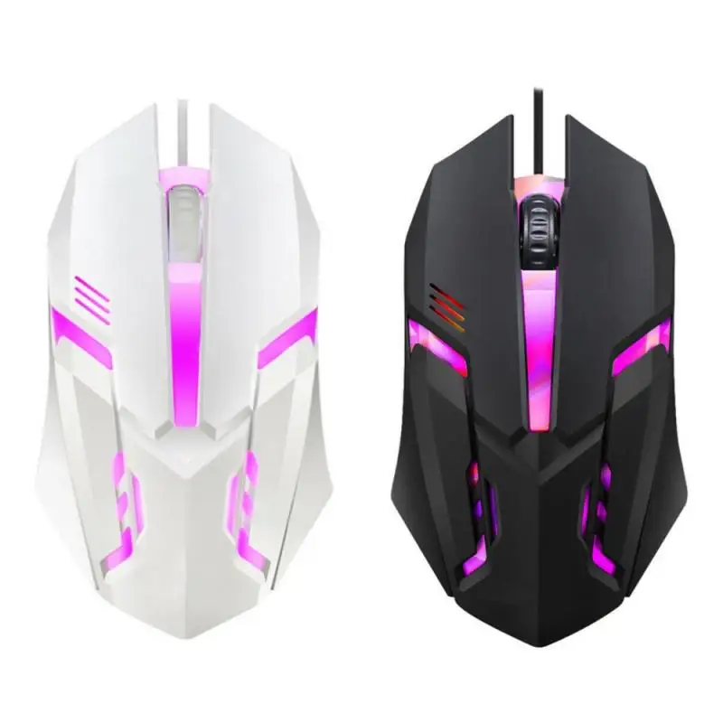 

Cool LED Breathing Light S1 Wired Gaming Mouse Strong Stable Applicability High-end Sensors 7 Colors Mice Wired Gaming Mouse NEW