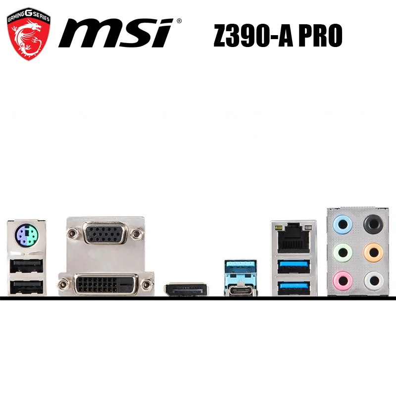 Новая материнская плата для майнинга MSI Z390 A PRO LGA 1151 DDR4 6GPU 6PCI E плата|Материнские