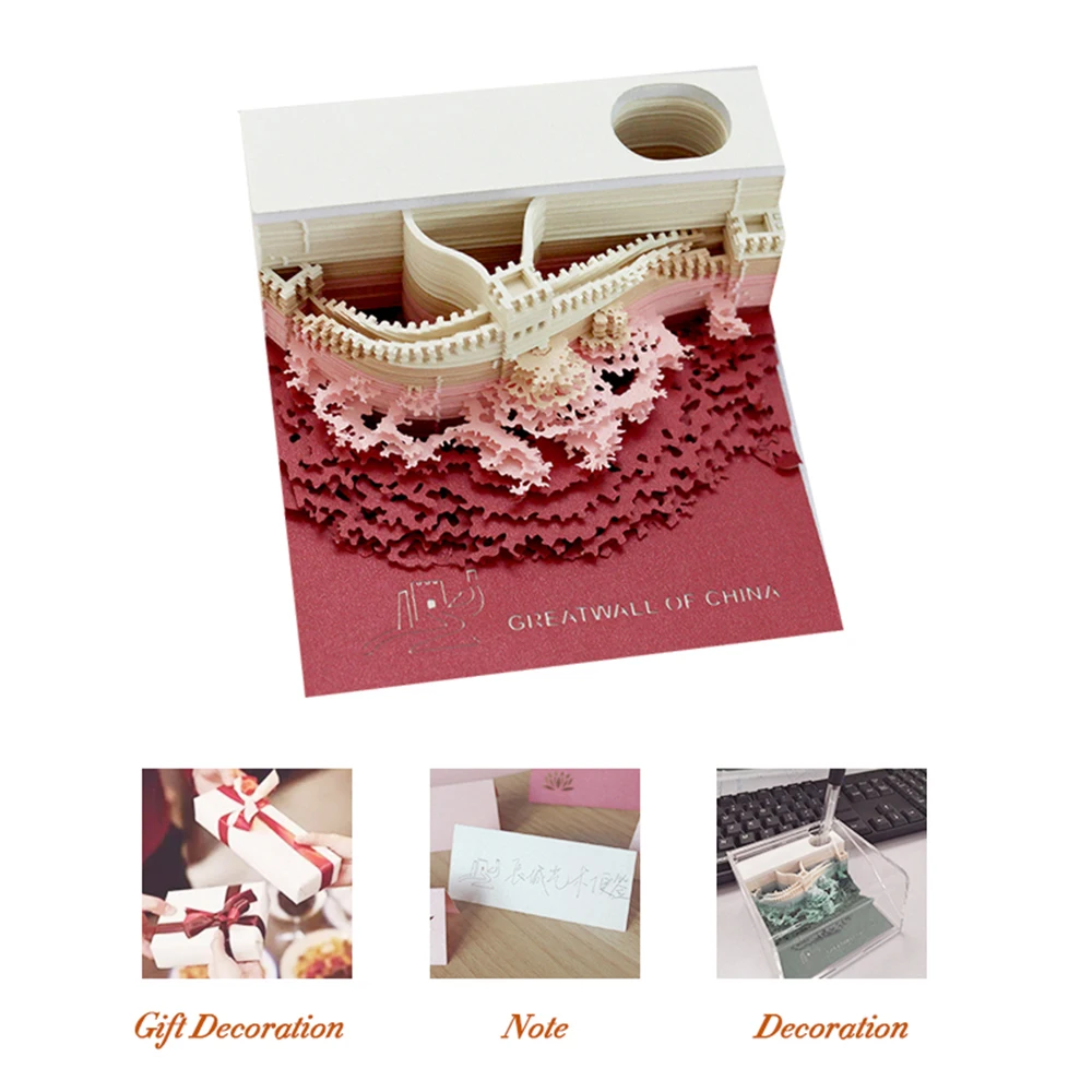 Сделай сам бумага для заметок художественный строительный блок Декор 3D наклейки